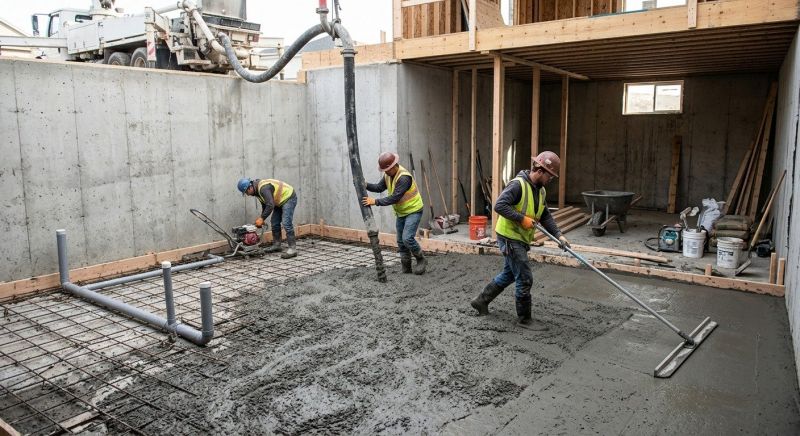 Basement Concrete Installation in Lutz, FL