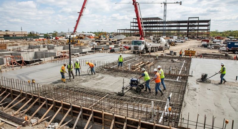 Commercial Slab Construction in Webster, FL