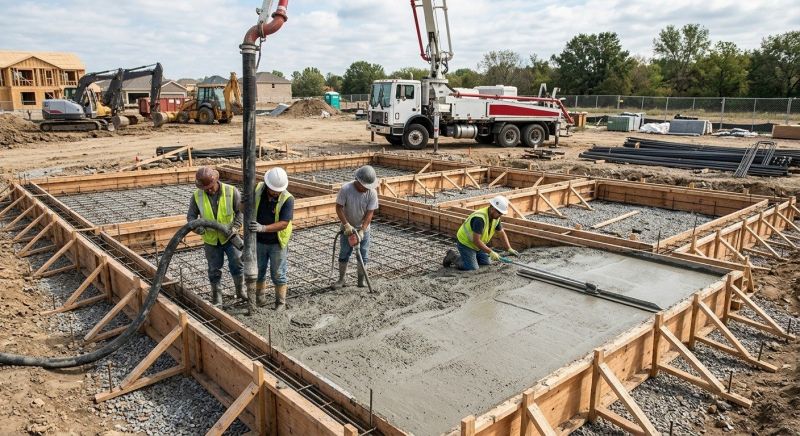 Concrete Foundation Installation in Webster, FL