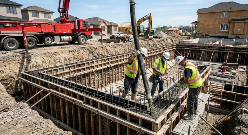 Foundation Wall Pouring in Webster, FL